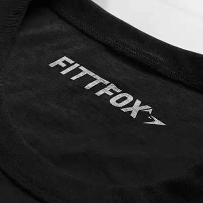 FittFoxx fitness clothing brand logo design and modern athletic typography