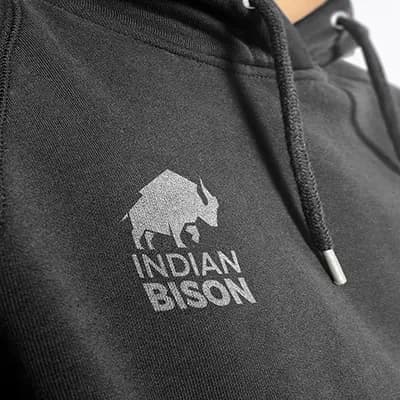 Indian Bison protein and fitness brand packaging